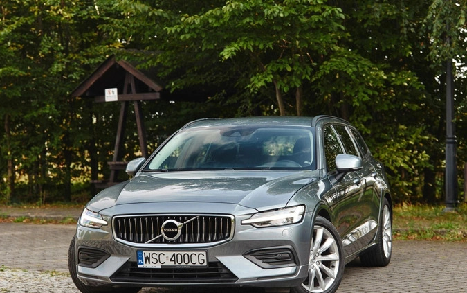 Volvo V60 cena 84700 przebieg: 114000, rok produkcji 2019 z Sierpc małe 232